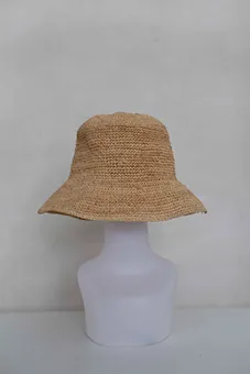 Straw Bucket Hat
