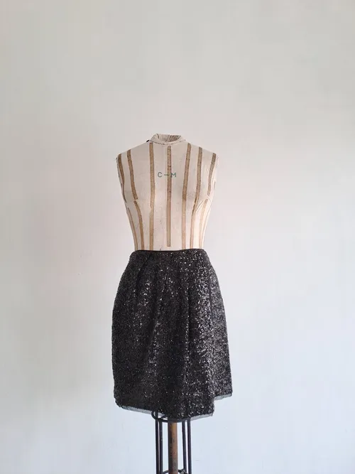 Sequin Mini Skirt 