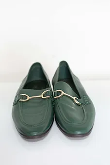 Military Green Loafers