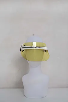 Dior Clear Yellow Visor Hat