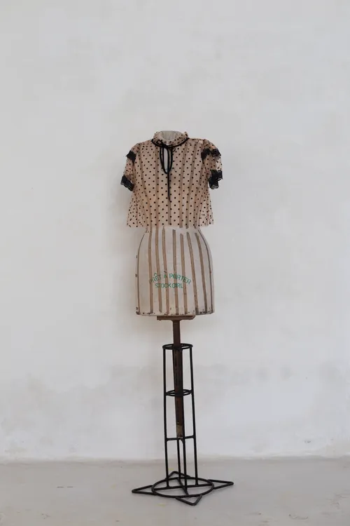 Sheer Polkadot Blouse