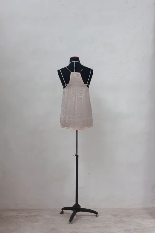  Pale Pink Satin Camisole