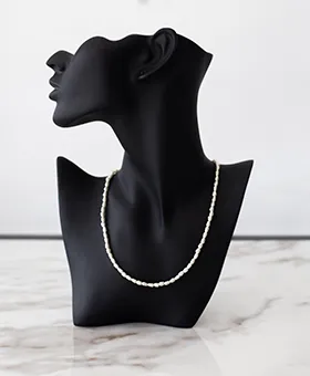 White Small Pearl Beads Necklace