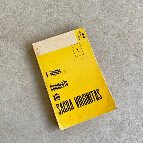 Commento Alla Sacra Virginitas Book