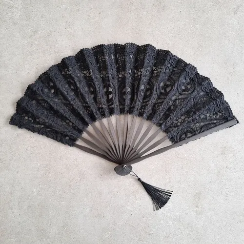 Black Lace Fan