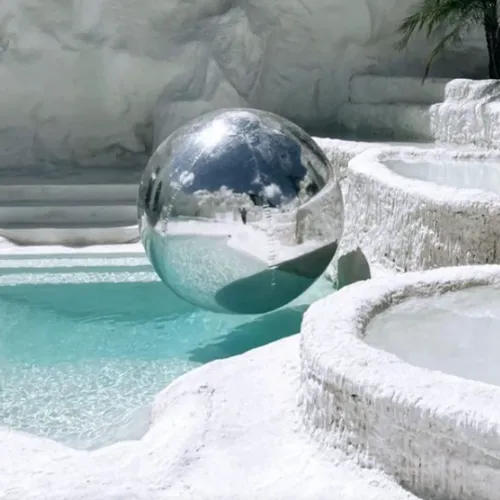Silver Metallic Giant Ball
