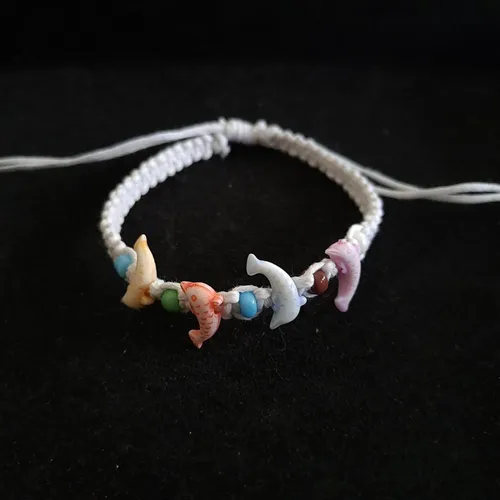 White Bracelet with Beads