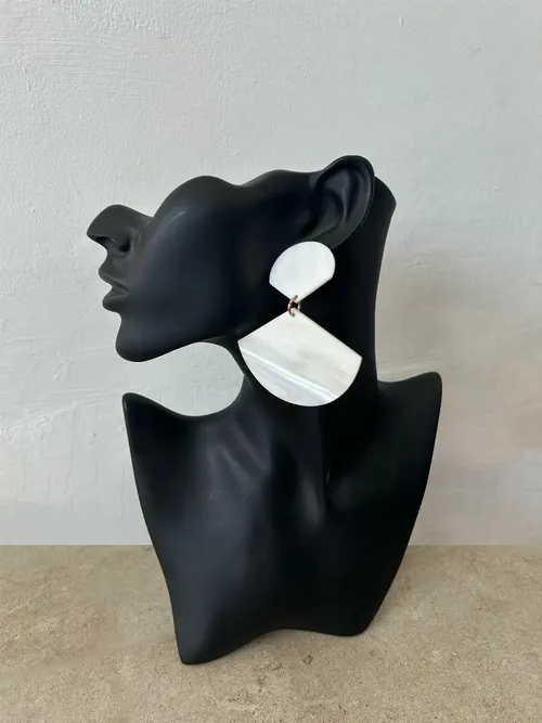 Triangular Shell Earrings