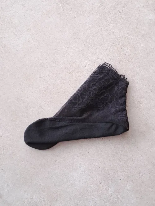 Black Lace Socks