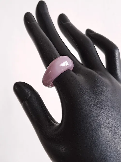 Chunky Lilac Ring