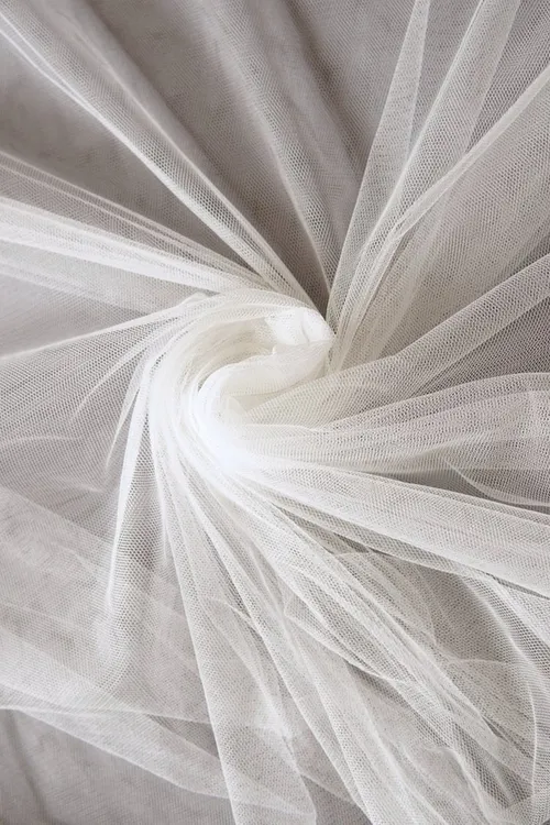 White Tulle Fabrics