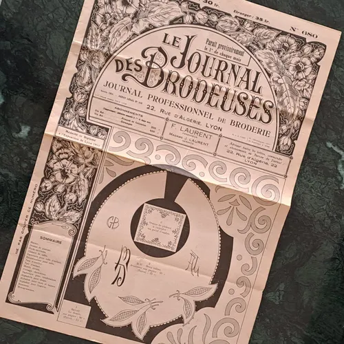 Vintage Paris News Paper Journal