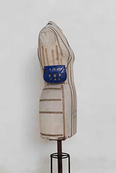 Blue and Gold Bag (Mosaic Style)