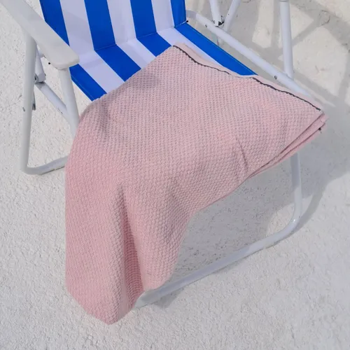 Pink Dots Design Towel