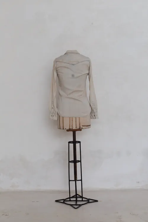 Light Blue Stonewashed Denim Shirt