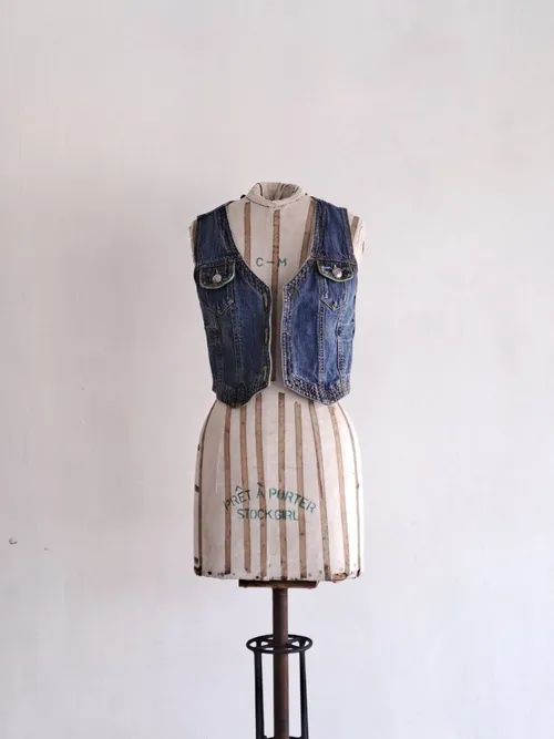 Crop Jeans Vest