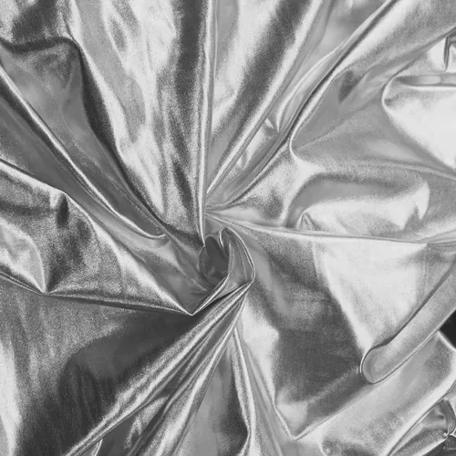 Silver Metallic Fabric