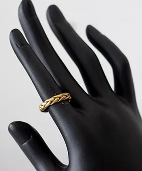Braided Gold Ring