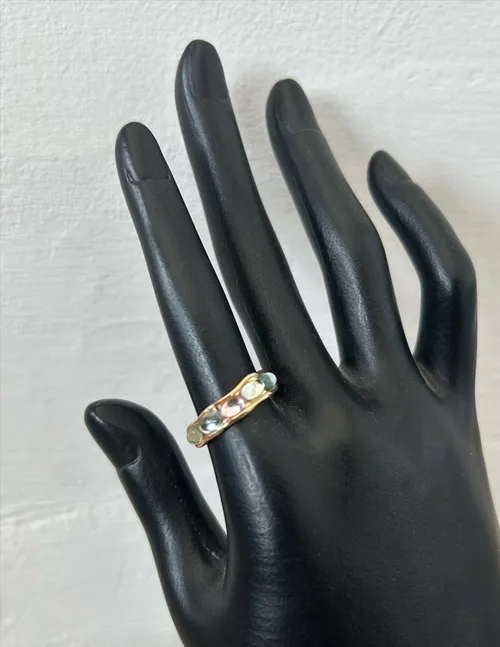 Gold Multistone Ring