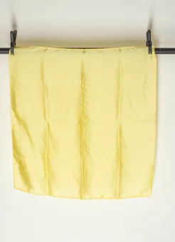 Yellow Silk Scarf