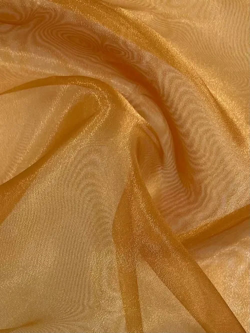 Gold Sheer Fabric