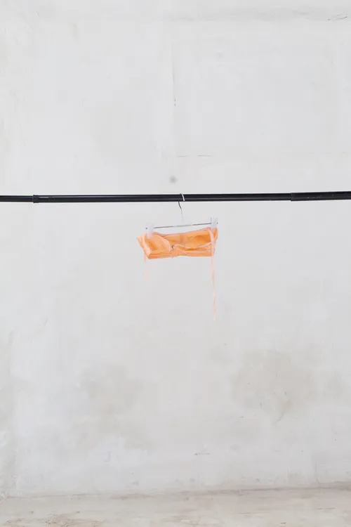 Pink Vintage Silk Bra 