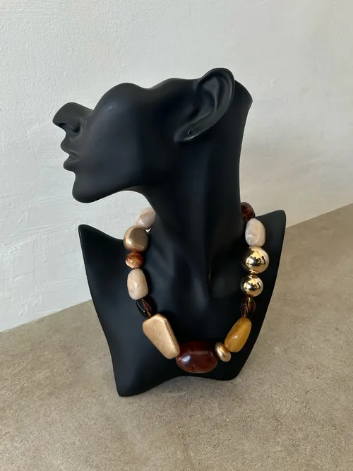 Brown Beads Necklace