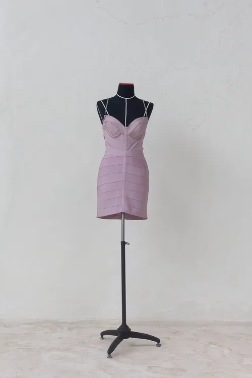Structured Lilac Dress