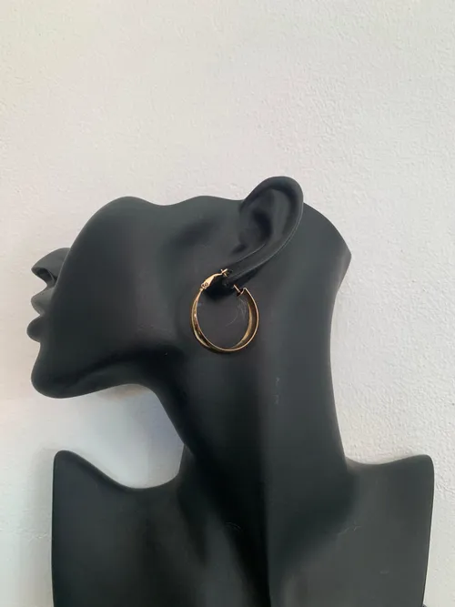Golden Hoop Earrings