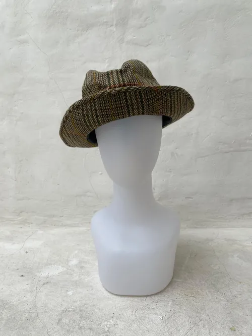 Men's Green Chequered Walker Hat