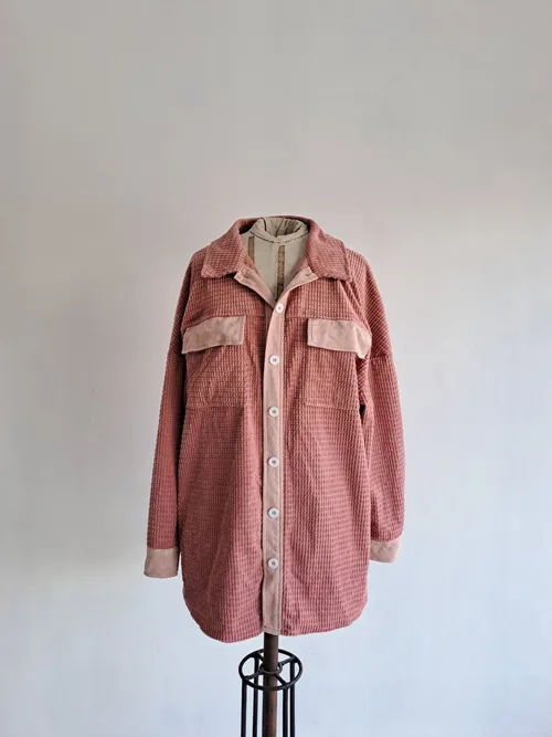 Pink Corduroy Shirt