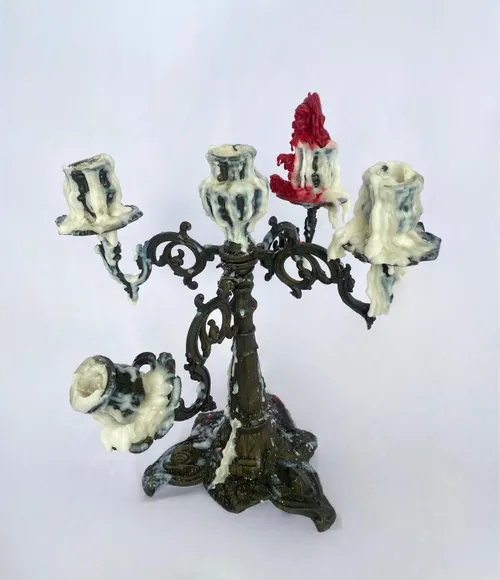 Gothic Victorian Candle Holder