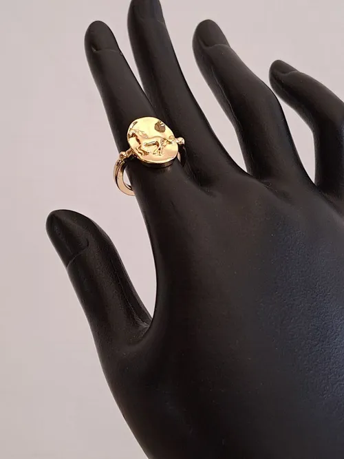 Horse Engraved Ring