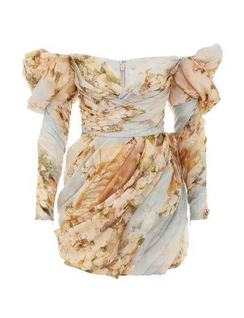 Zimmermann Luminosity Long Sleeve Dress