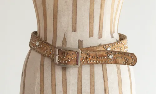 Brown Studded Belt