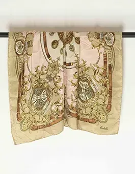 HERMES Vintage Silk Scarf