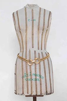 Gold Metal Vintage Style Belt 