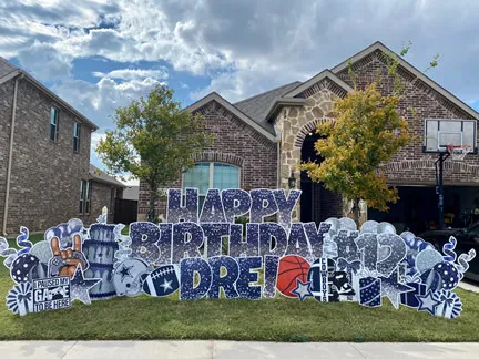 Over The Top Yard Sign