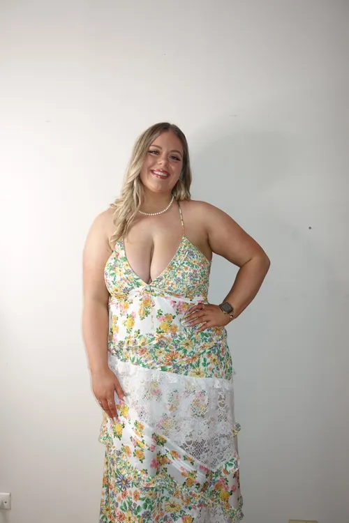 Green Rosalyn maxi dress