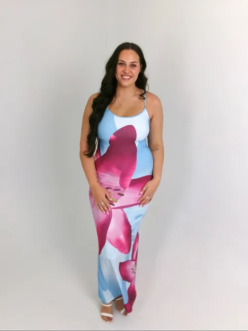 Sky lily slip maxi 