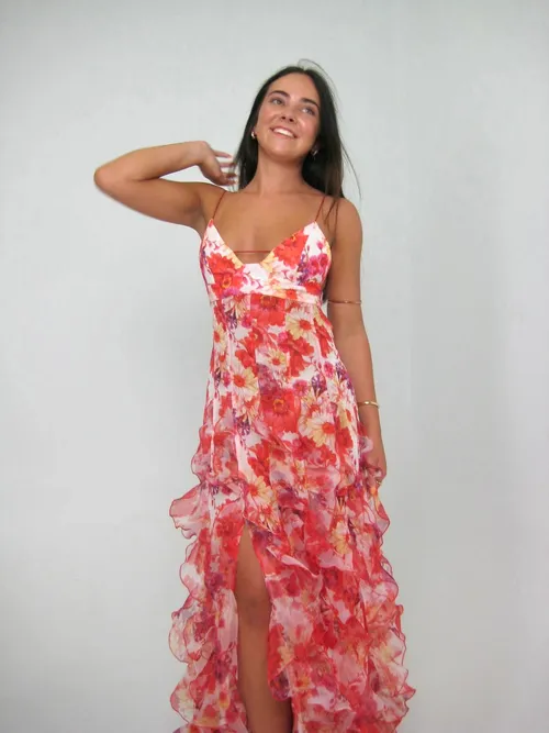 Margarita floral gown 