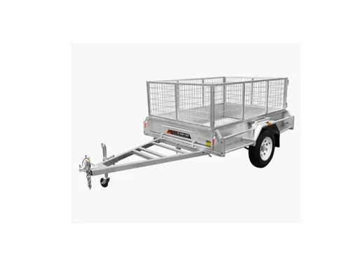 8x5 Caged Box Trailer with Ramp