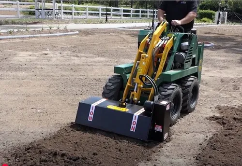 Rotary Hoe for Mini Skid Steer Loader - attachment only