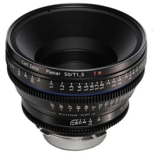 Zeiss Compact Prime CP2 50mm / T1.5 ø114 PL or EF mount Feet