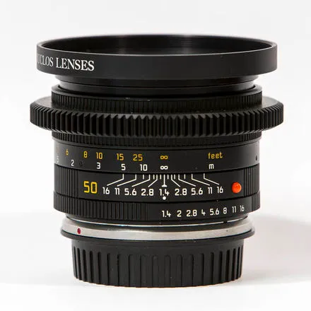 LEICA-R Cine-mod 50mm Summicron / T2.0 EF-Mount ø80