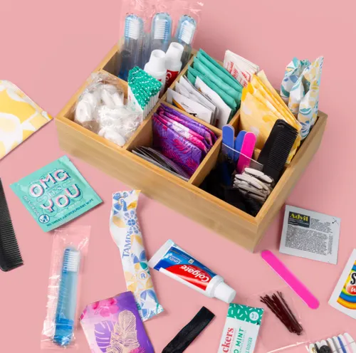  Bathroom Amenities Basket