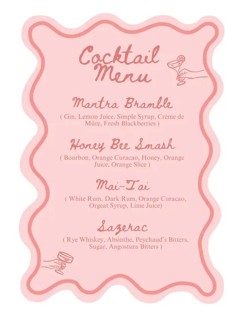 Scalloped Bar Sign - Sangeet