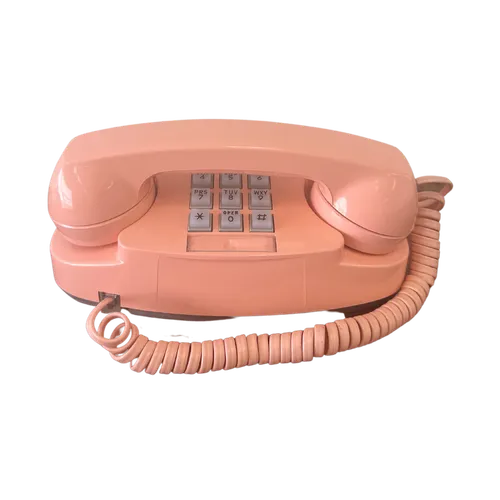 Vintage Pink Touch Tone Princess Phone