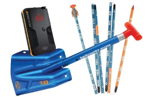 Avalanche Beacon, Probe & Shovel Package.  