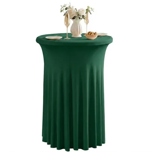 Cocktail Table Linen - Spandex (Forest Green)
